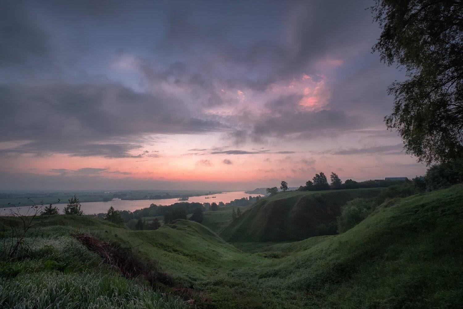 константиново, есенин, рассвет, ока, река, овраги, туман, утро, облака, настроение, Андрей Чиж