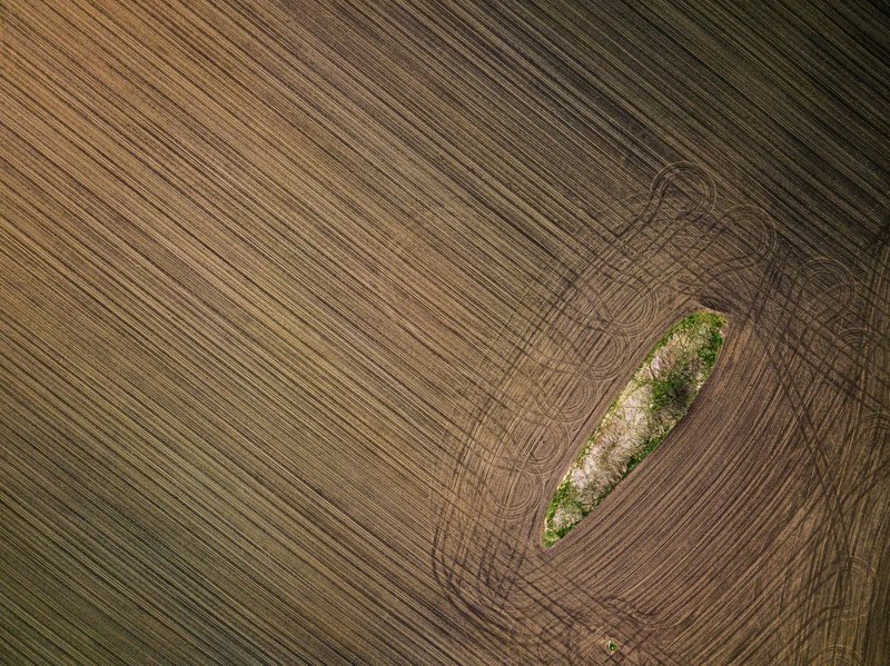landscape, fields, dji mavic pro, pattern Island фото превью