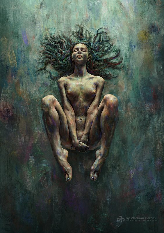 арт-ню, Владимир Бероеа, Vladimir Beroev, ню, nude, boduart, фотосессия, beauty, бьюти, бодиарт, голая, naked, фотосет #Paintude. The Skintone: RED фото превью