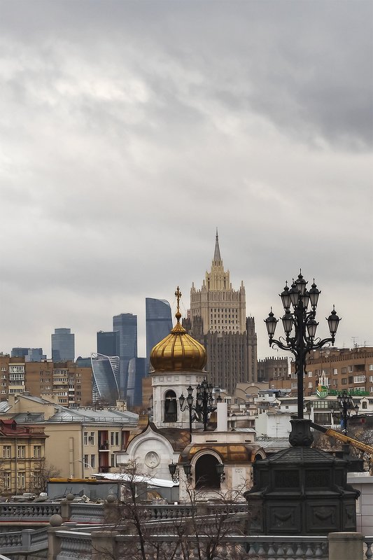 город, архитектура, дома, строения, весна, купола, высотки Эпохи фото превью