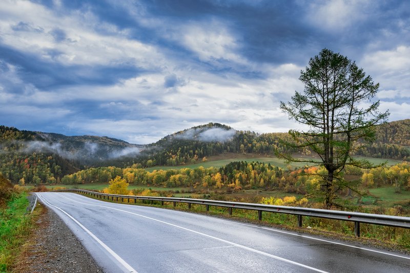 алтай, облака, горы, осень горы и облака фото превью