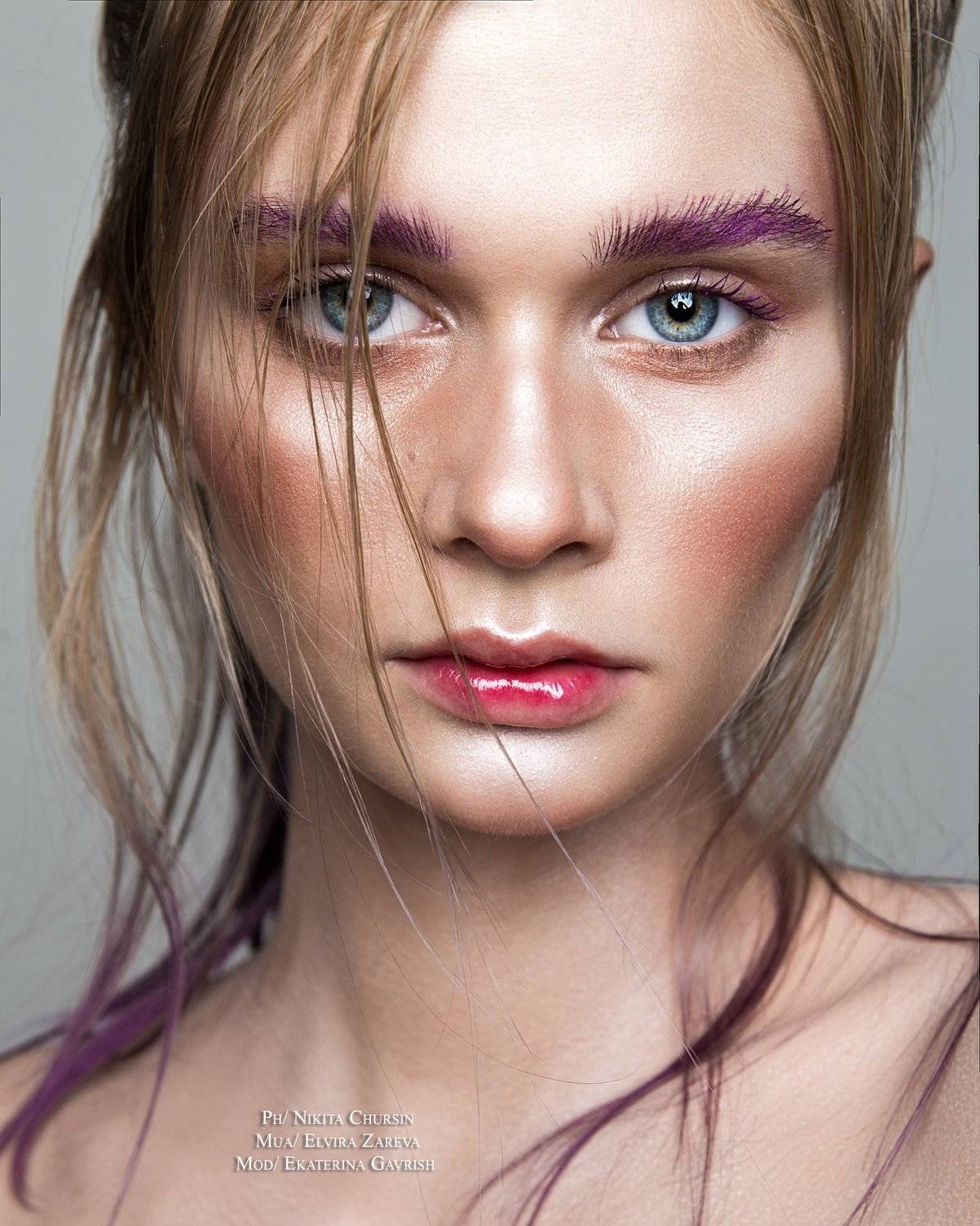 девушка, женский портрет, фэшн, бьюти, макияж, Никита Чурсин