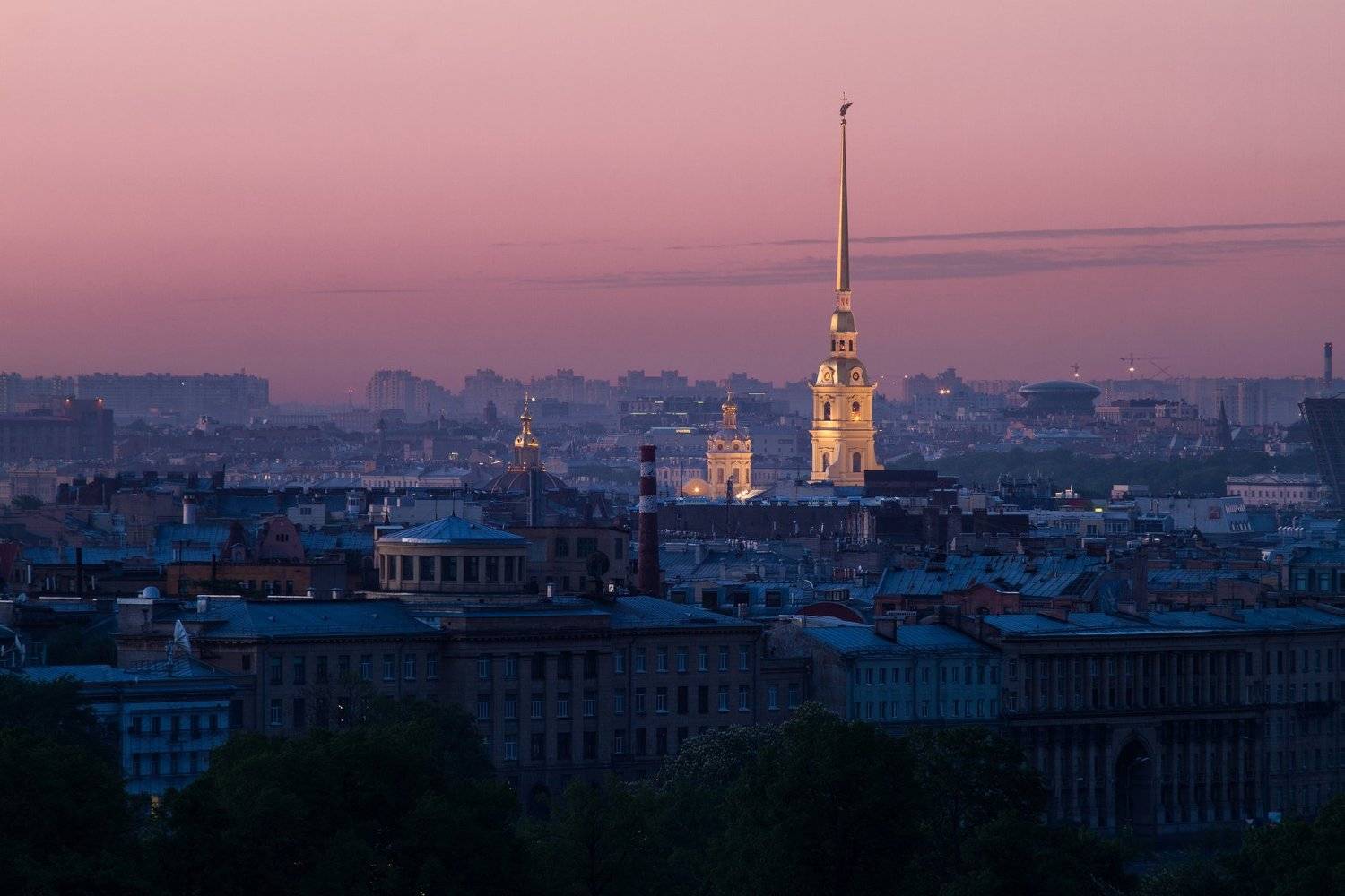 рассвет, россия, санкт-петербург, городской пейзаж, Мария Креймер