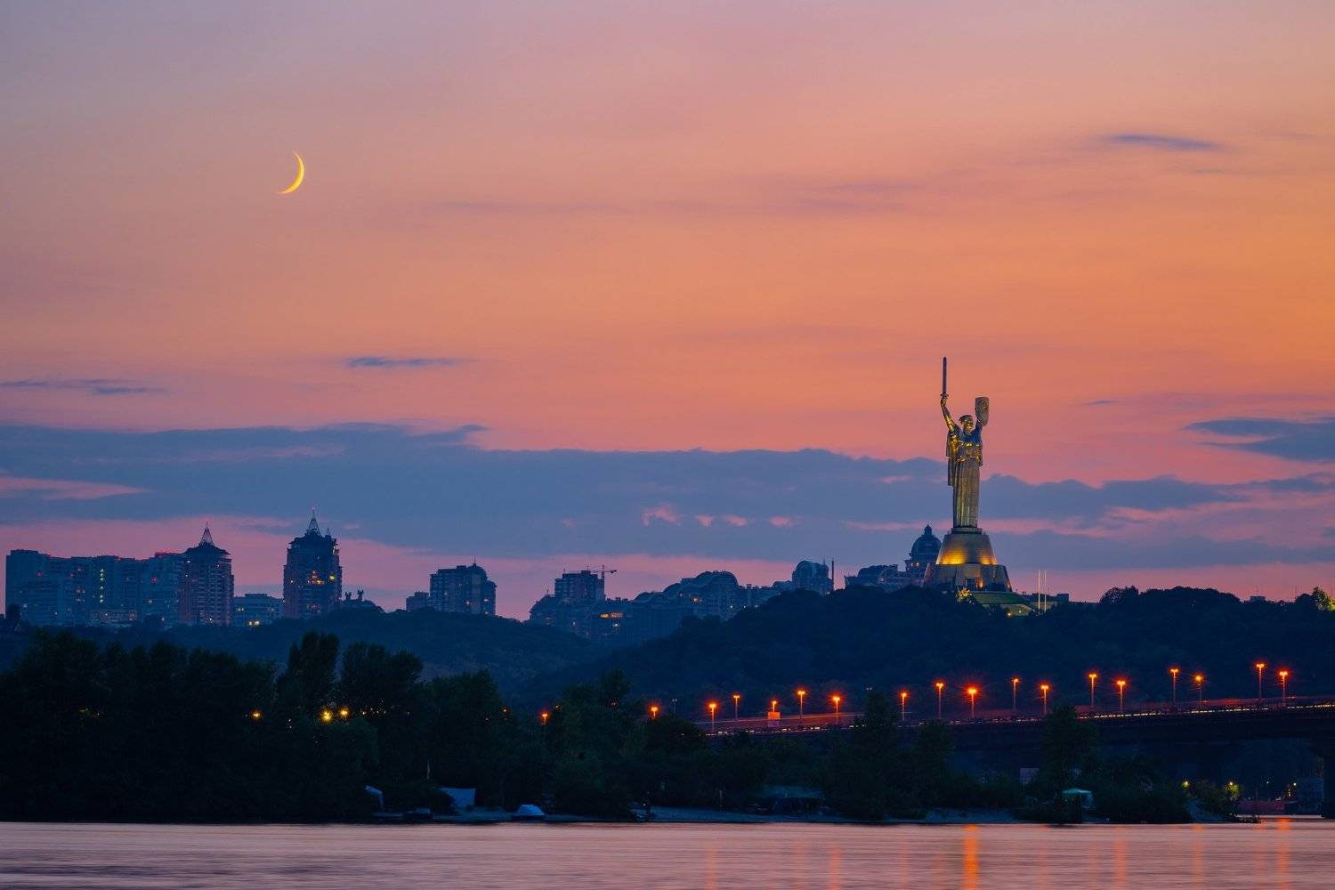 Dawn Dusk Nature Sky Sunset Red Sky, Oleg Utyuzh