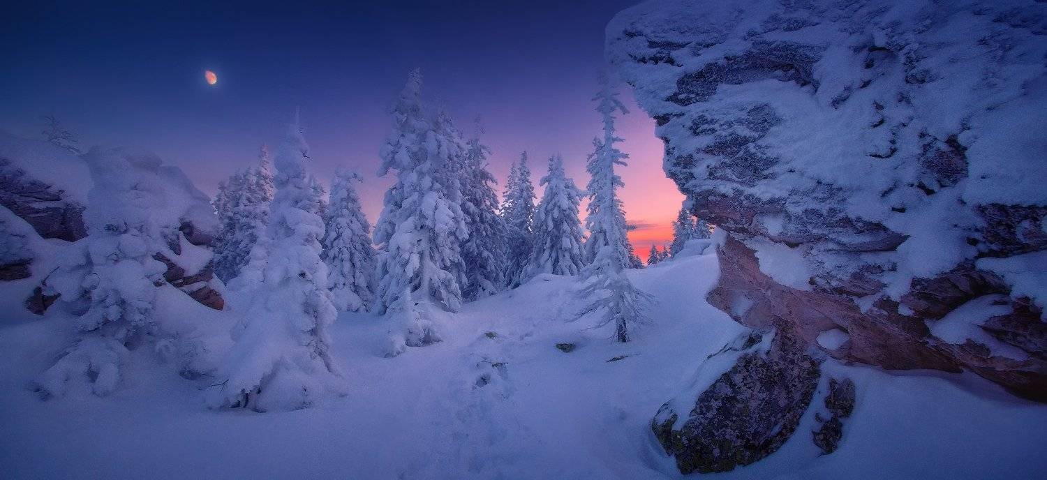 урал, таганай, зима, горы, Владимир Ляпин