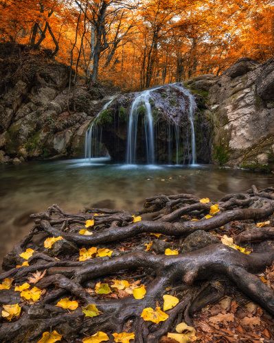Осень на реке Улу-Узень.