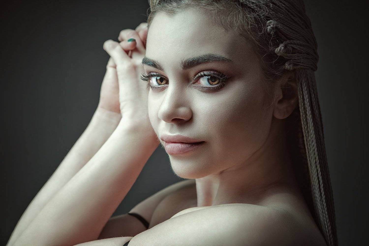 blonde, female, beauty, portrait, nude, naked, sensual, sensuality, feminine, woman, adult, adorable, mood, people, look, dreadhair, Дмитрий Толоконов