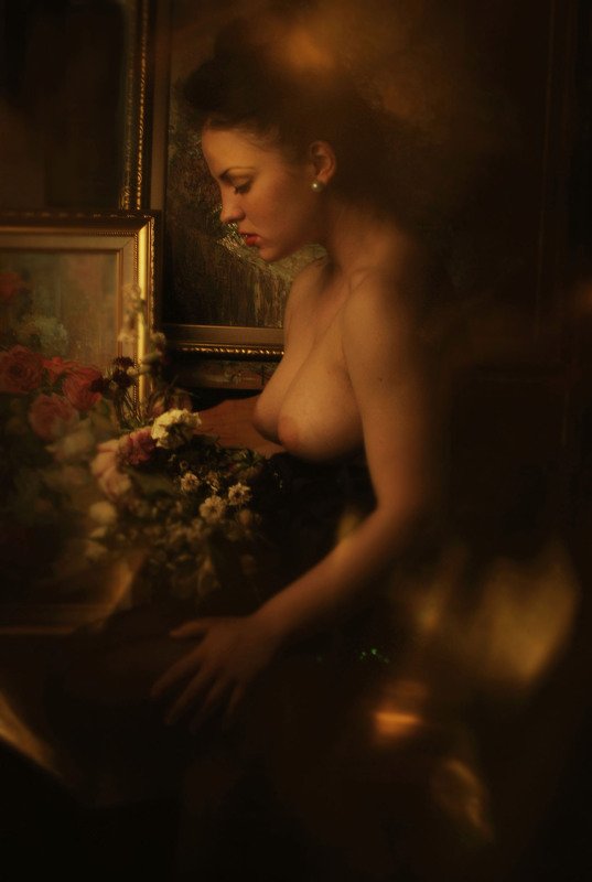 Живописный портрет фото превью