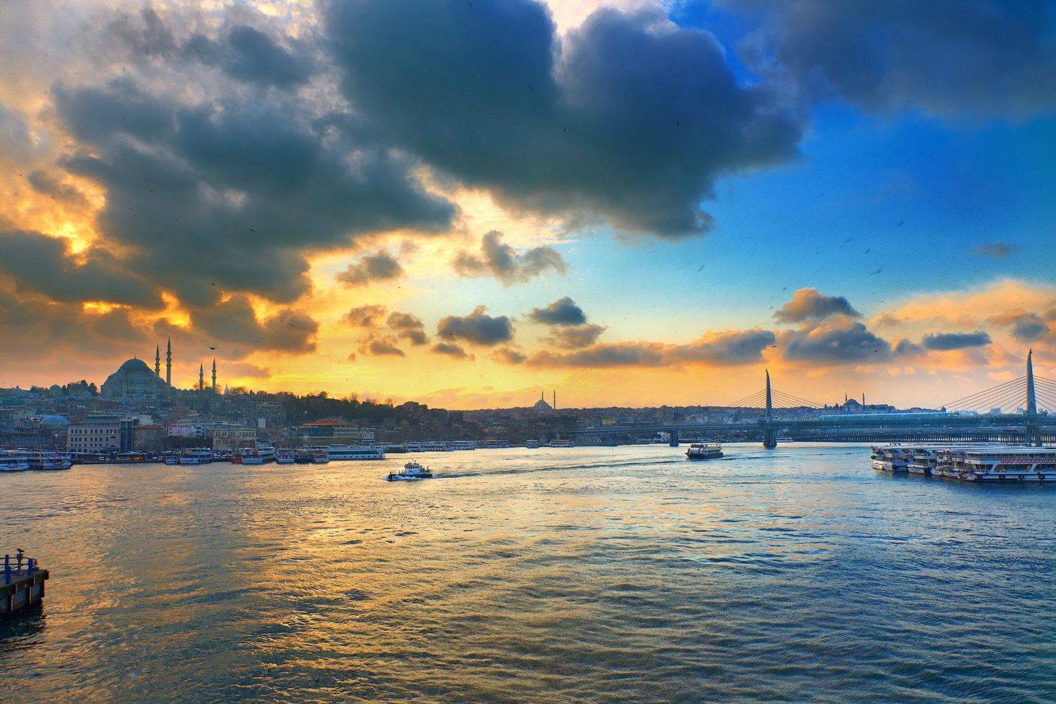 Стамбул, Турция, закат, путешествия, Георгий Муравьёв