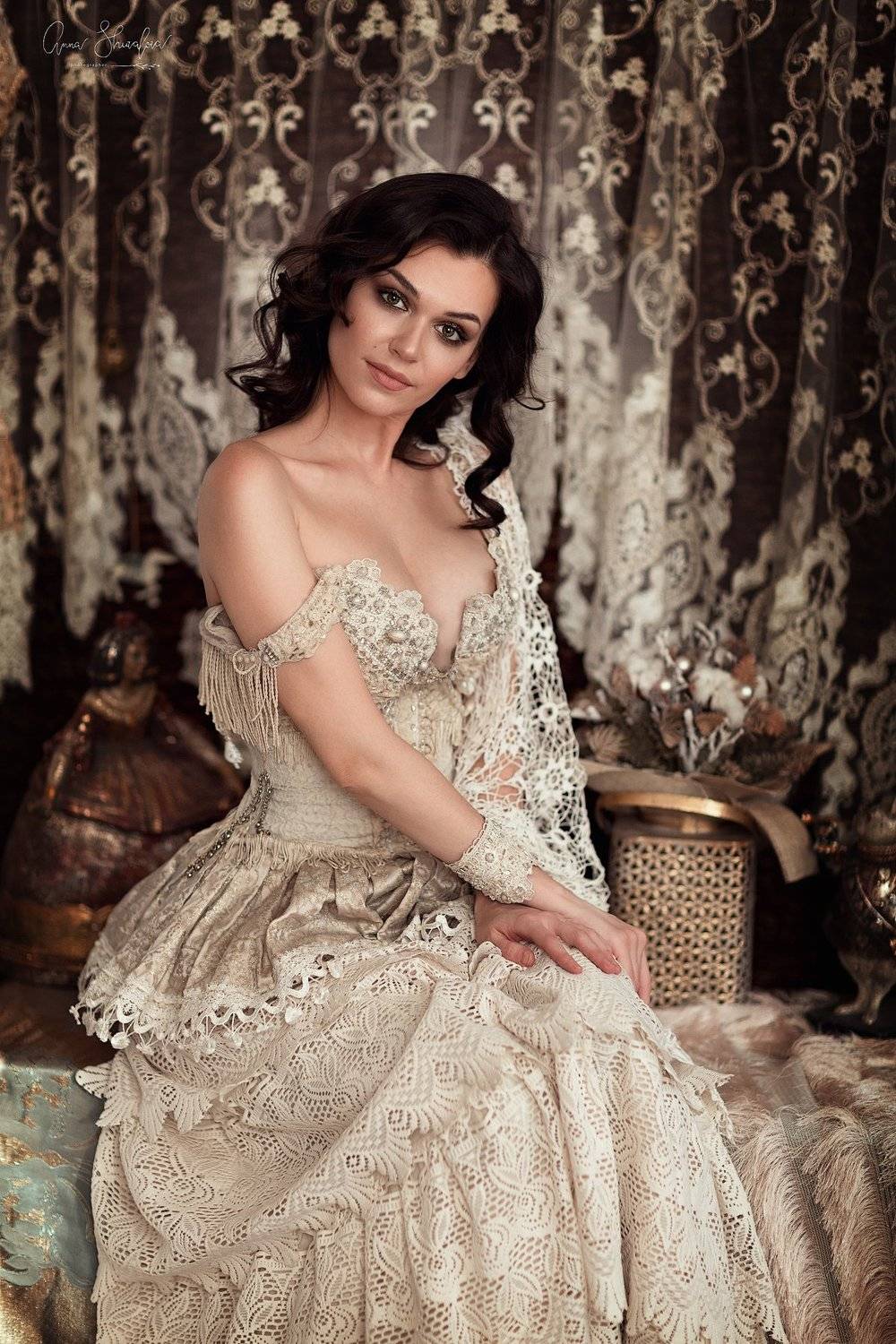 портрет красота девушка арт, Анна Шувалова