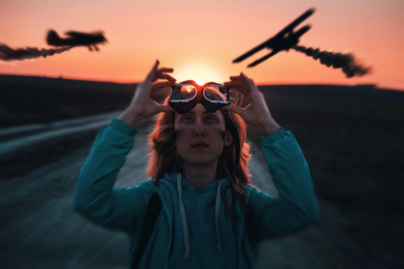 .winged sunset. фото превью