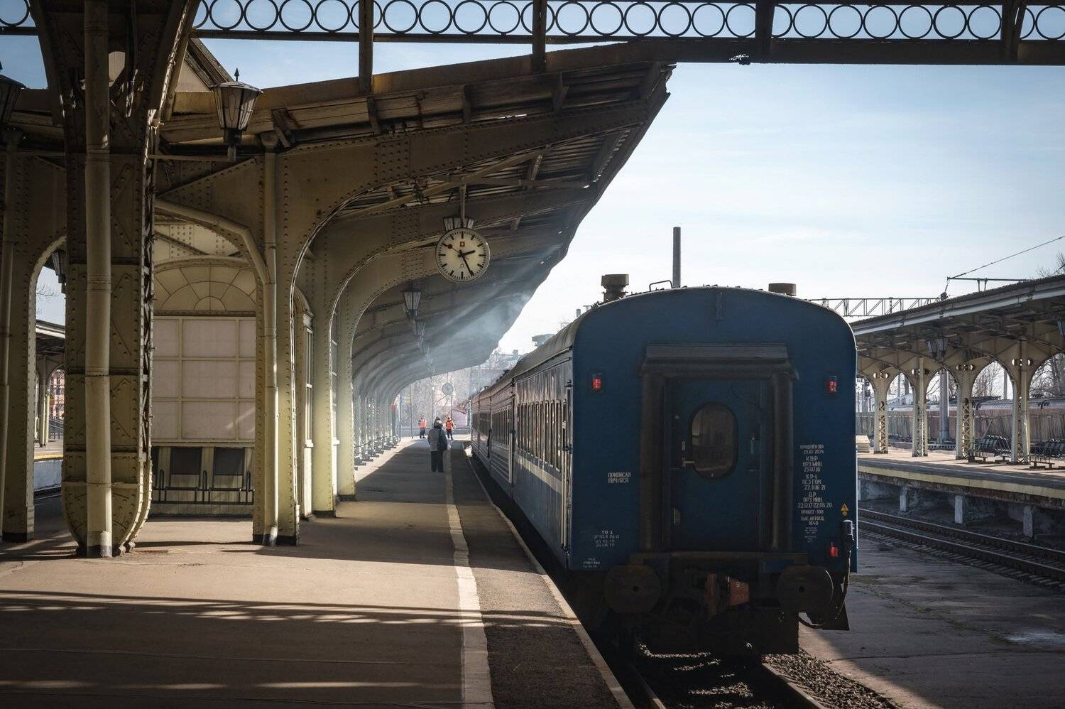 вокзал спб архитектура станция железная дорога дым, Егор Бугримов