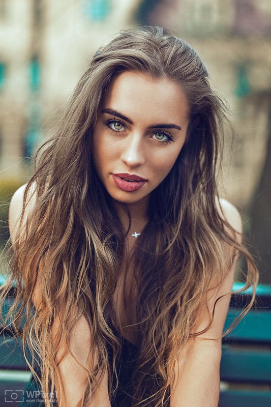 portrait women eyes brunette women by wpixel (More Than Beauty) фото превью