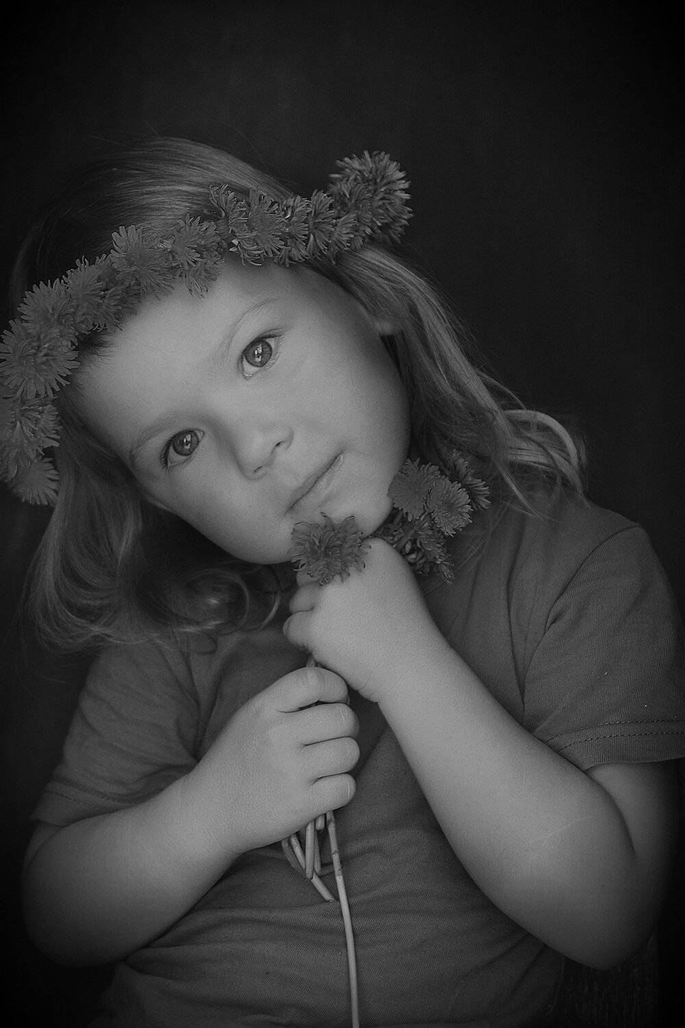 весна одуванчики жанровая фотография черно-белое, Вера Шамраева