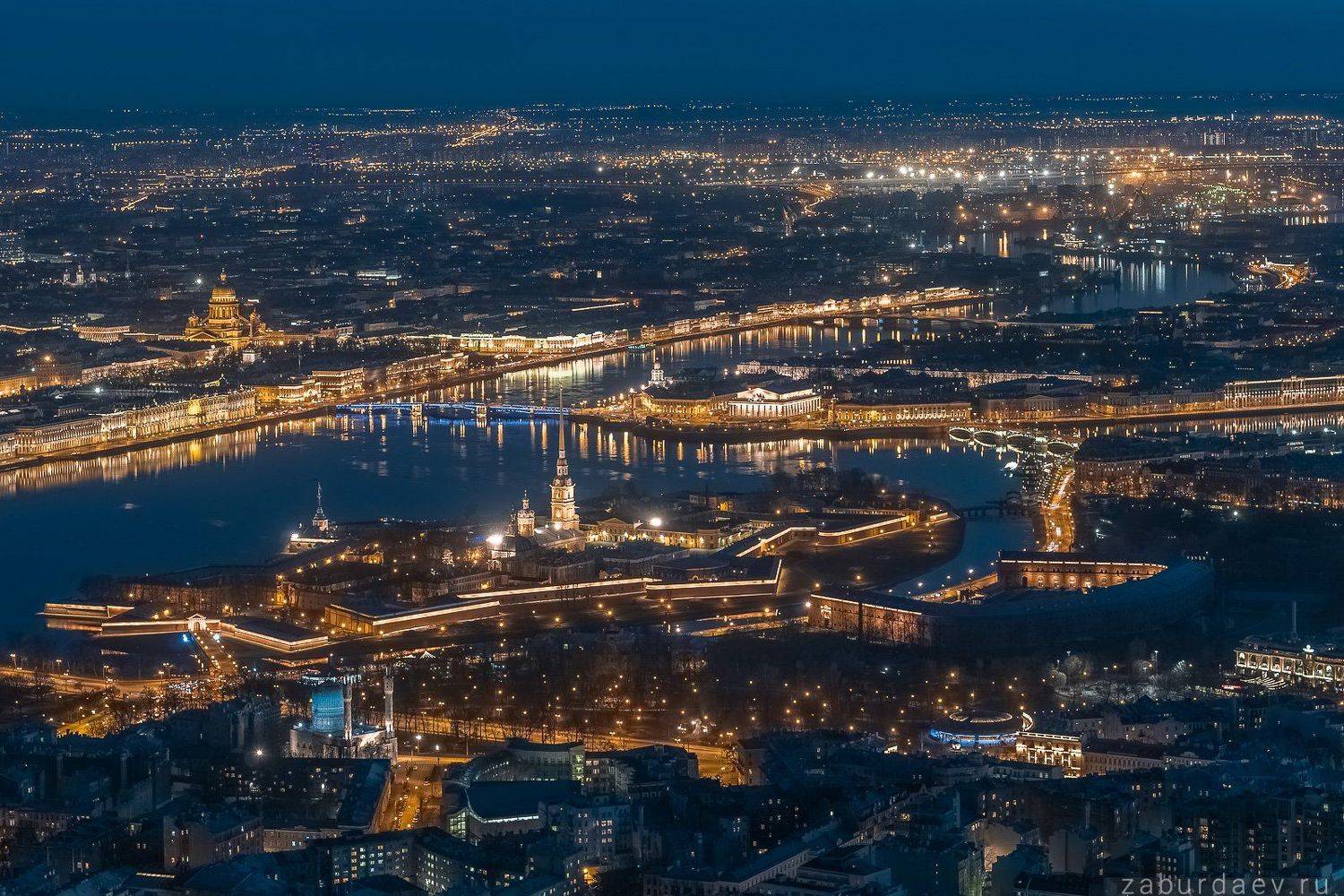 россия, петербург, санкт-петербург, город, архитектура, вечер, весна, дрон, Станислав Забурдаев
