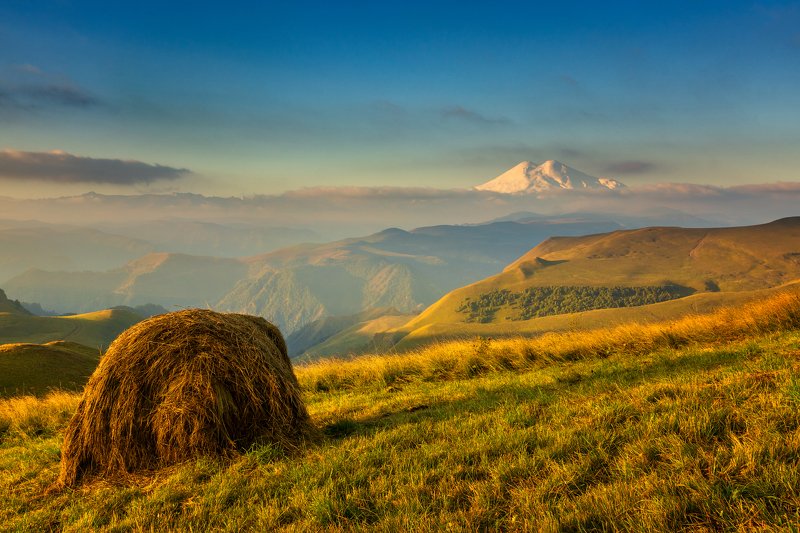 Пейзаж с Эльбрусом фото превью