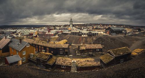 Røros in panoramic view