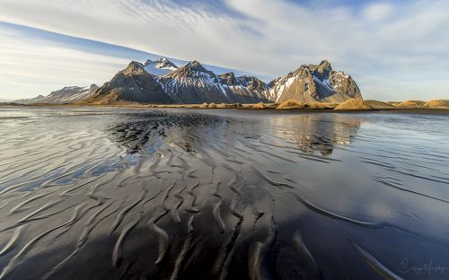 Black sand of Stokksnes. Iceland'19