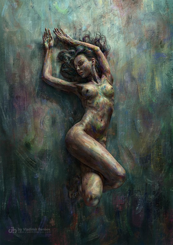 арт-ню, Владимир Бероеа, Vladimir Beroev, ню, nude, boduart, фотосессия, beauty, бьюти, бодиарт, голая, naked, фотосет #Paintude. The Skintone: YELLOW фото превью