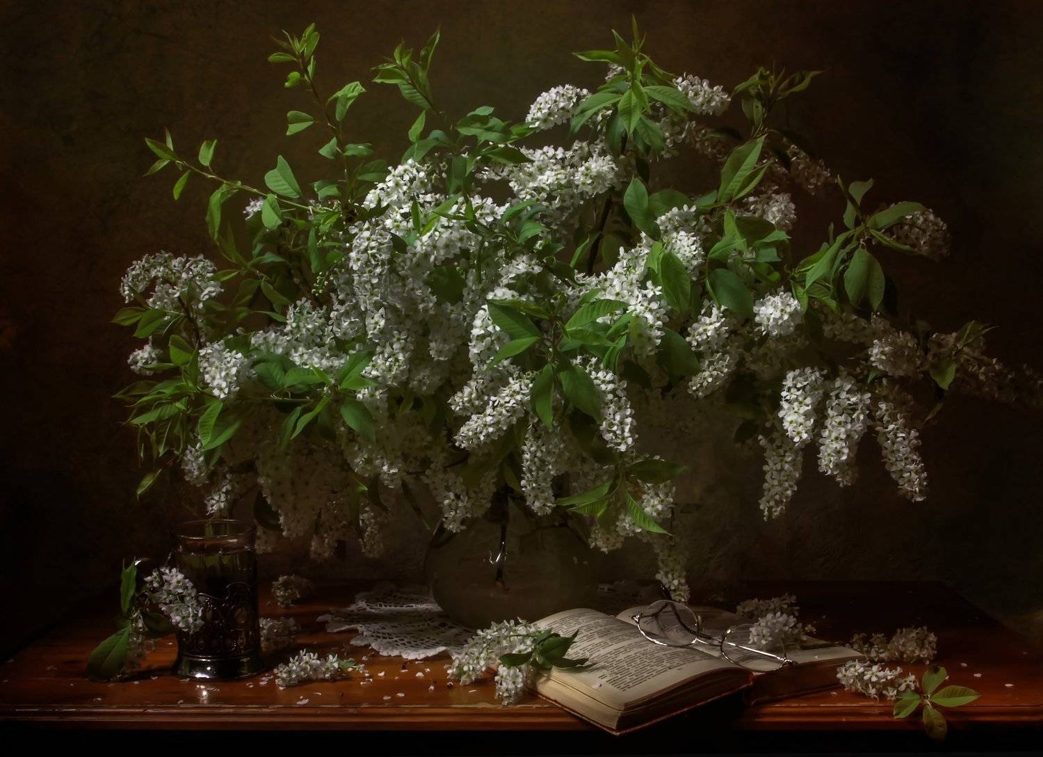 натюрморт, черемуха, Татьяна Феденкова