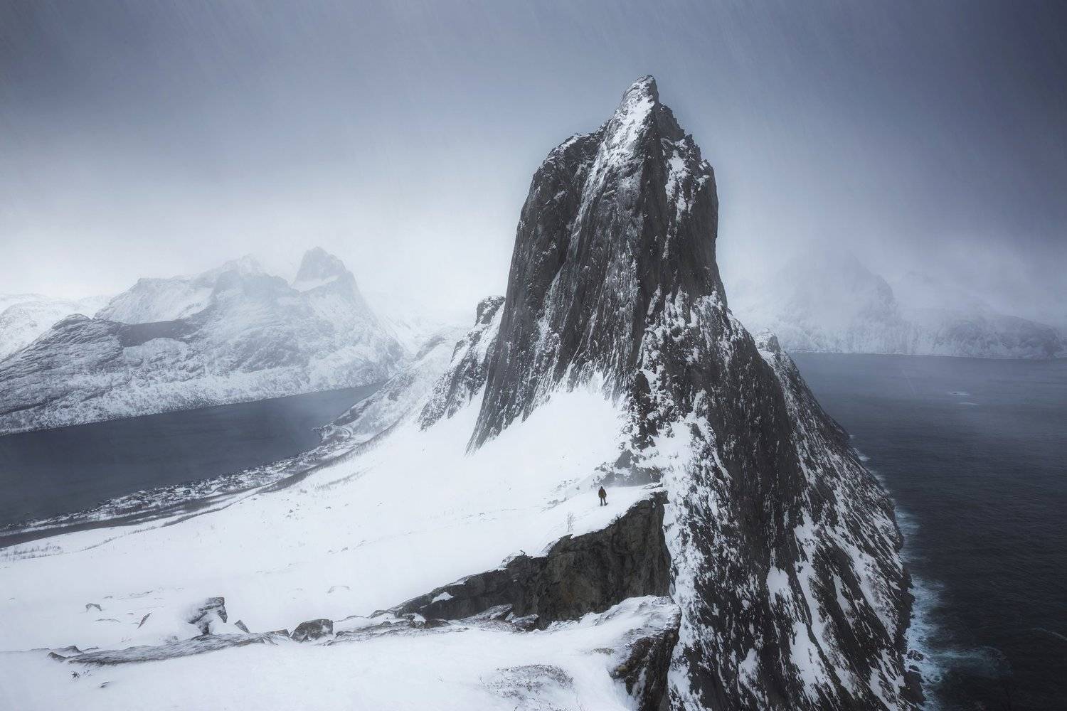 segla, senja, norway, сенья, норвегия, зима, хмуро, Андрей Чабров