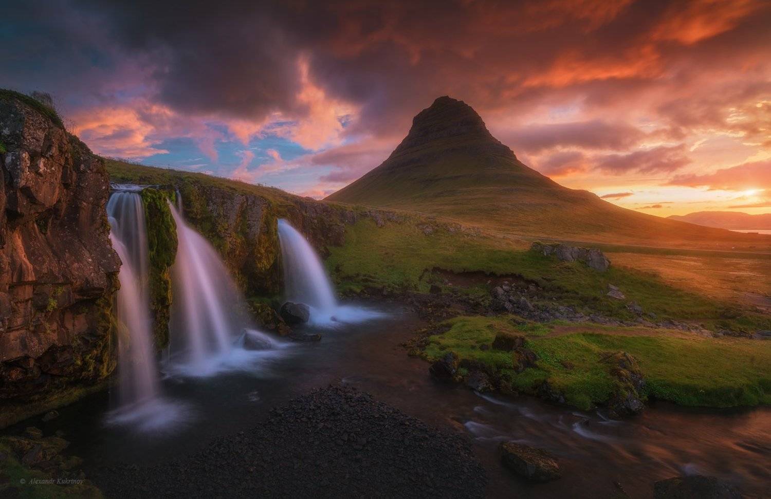 пейзаж, исландия, киркьюфетль, Александр Кукринов