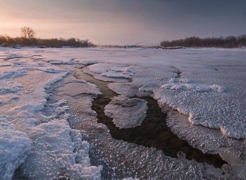 Где прошел Морозко или как замерзают реки