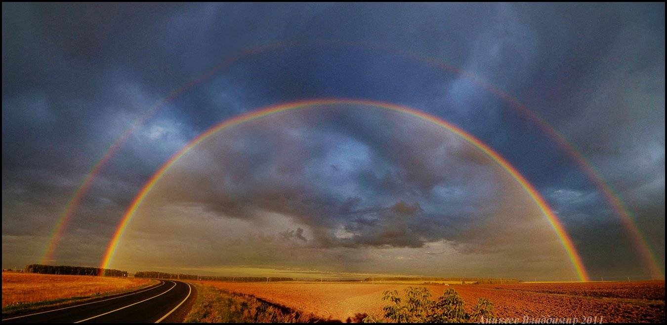 радуга, двойная, Аникеев Владимир