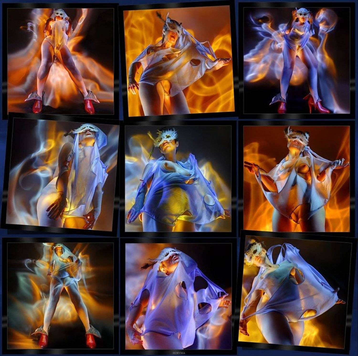 светографика, свет, портрет, маска, обнаженная натура, akt, nude, ню, HoryMa (ХориМа)