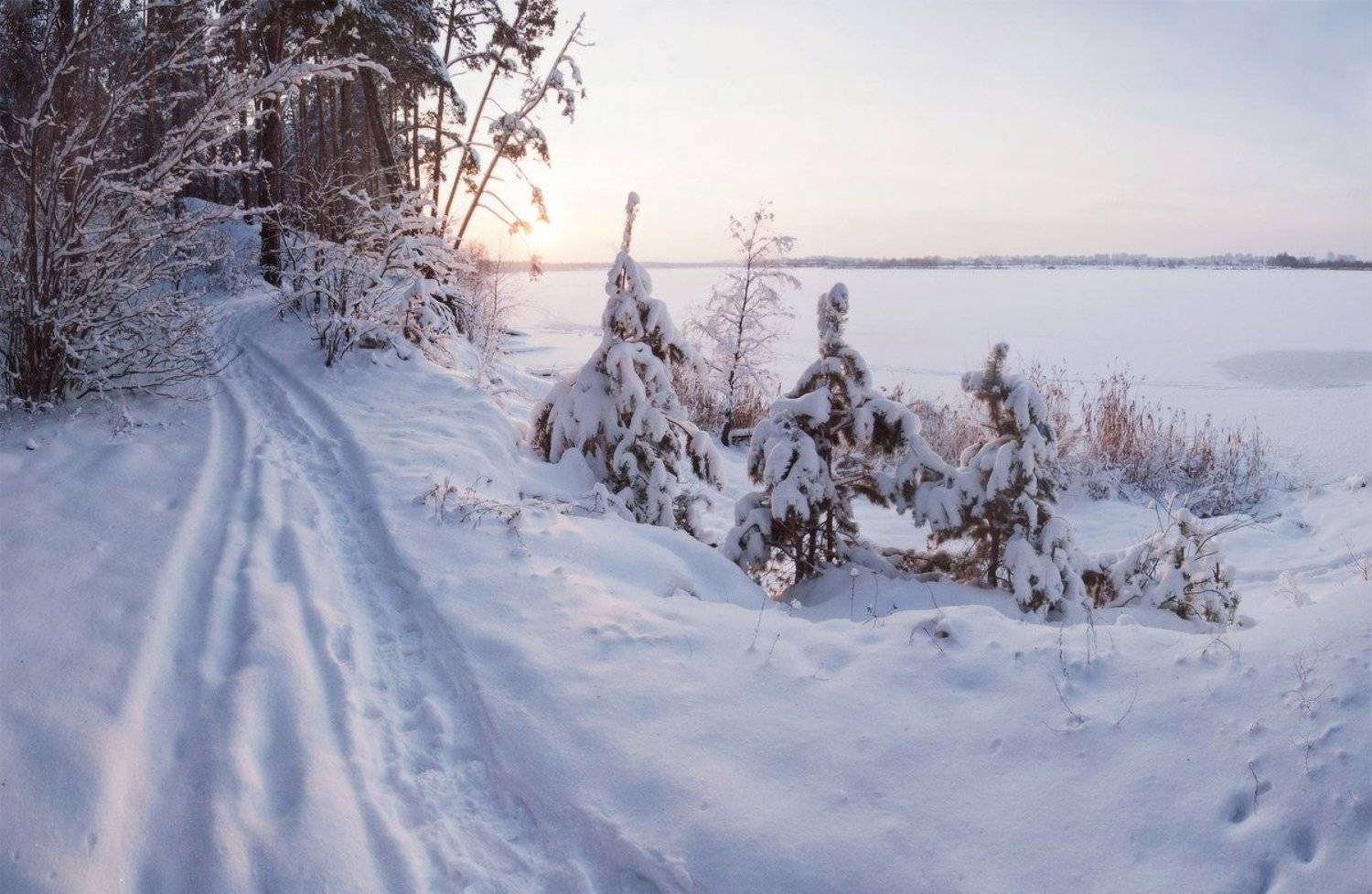 природа, пейзаж, панорама, зима, Piligrim