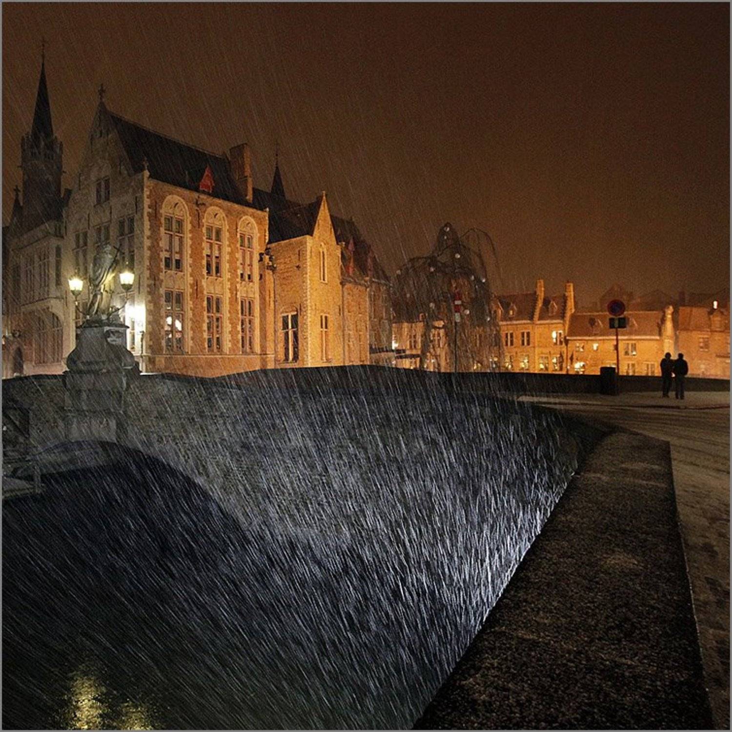 брюгге, снег, Михаил Чурбанов