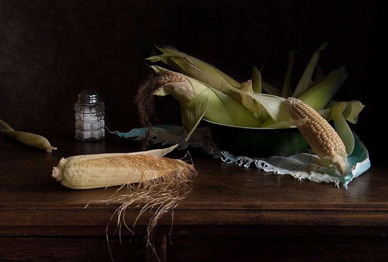 кукуруза, соль, натюрморт, елена алимова, lenochkaal