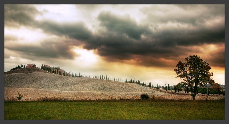 тоскана, пейзаж На встречу стихии фото превью