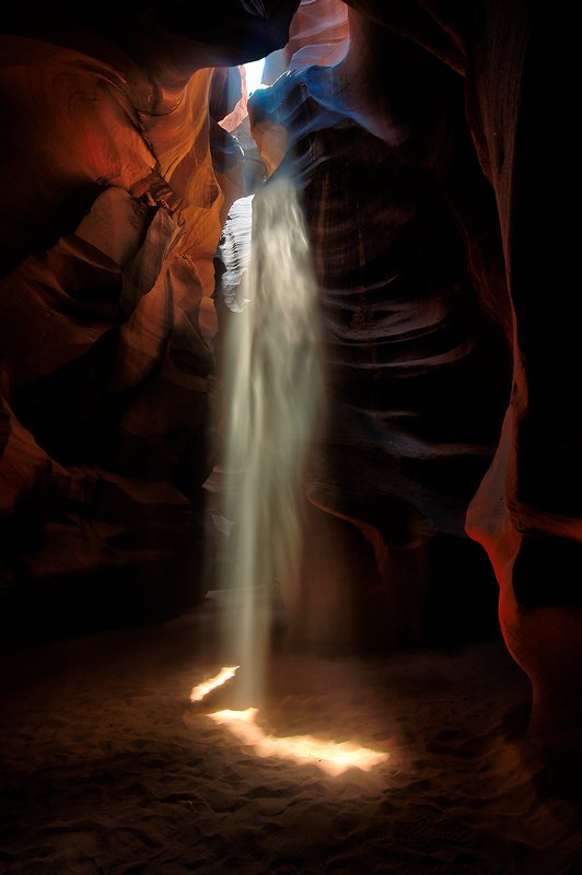 canyon, light, antelope, arizona, usa, beam, page, sun Sunlight фото превью