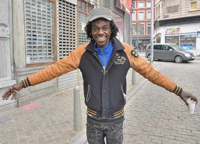 People of the African district in Liège(Belgium). фото превью