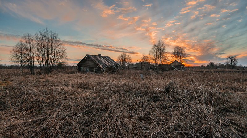 великий двор,вологодчина,кема,север, Апрельское утро. фото превью