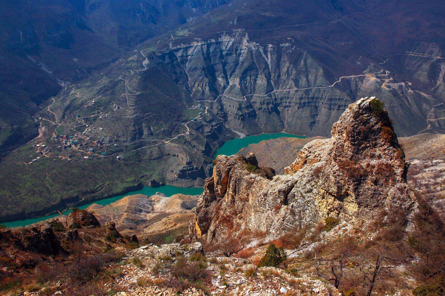 каньон,река сулак,водохранилище,дагестан., Marat Magov