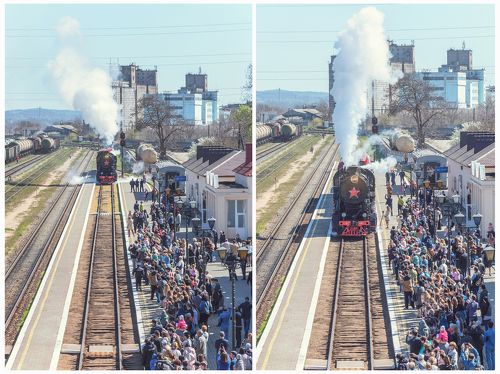 Как Поезд Победы к нам в Керчь приезжал!