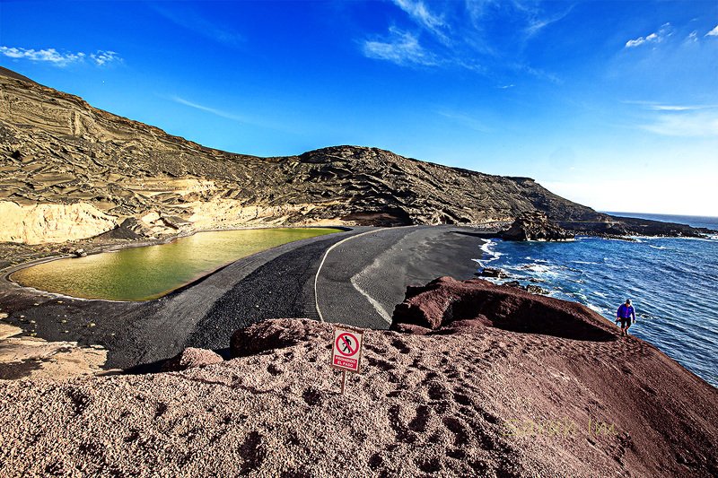 lanzalote  el golfo El Golfo The green lagoon фото превью