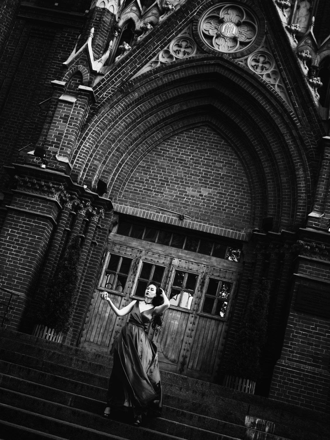 Black and white, Monochrome, Moscow, Russia, Portrait, Elena Beregatnova