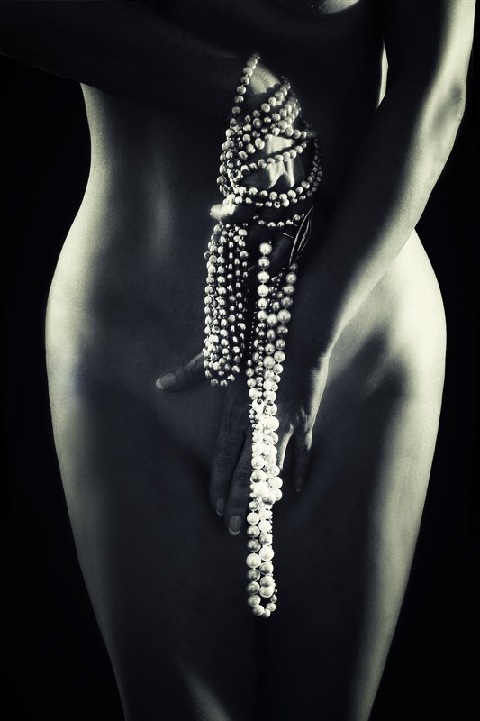 тело, женщина, жемчуг, обнаженная натура, красота Jewelry фото превью