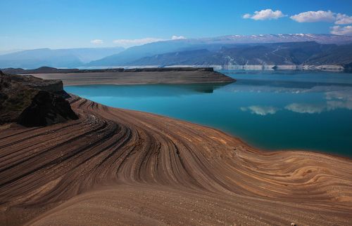 Чиркейское водохранилище..