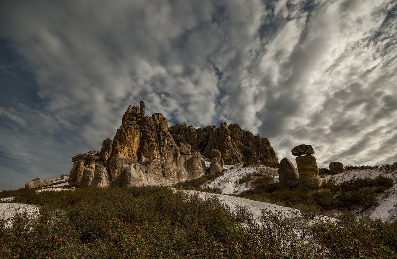 rocks,clouds,sky, rocks фото превью