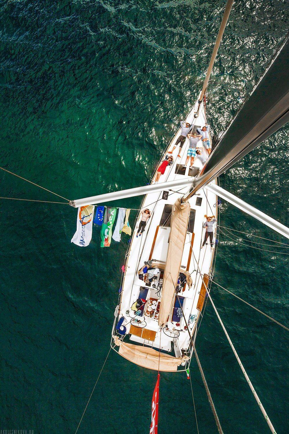 яхтинг, яхта, италия, путешествие, спорт, аэросъемка, лето, море, Анастасия Колесникова