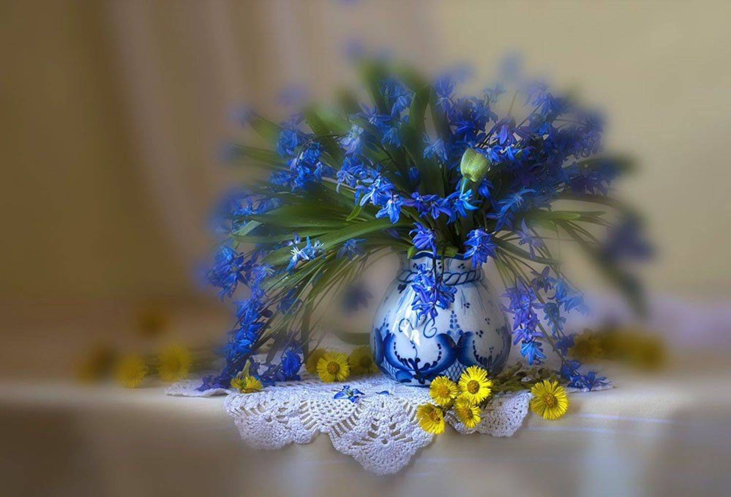 натюрморт с пролесками,подснежники,весна,букет,голубые цветы,художественное фото,искусство., Людмила Костюченко