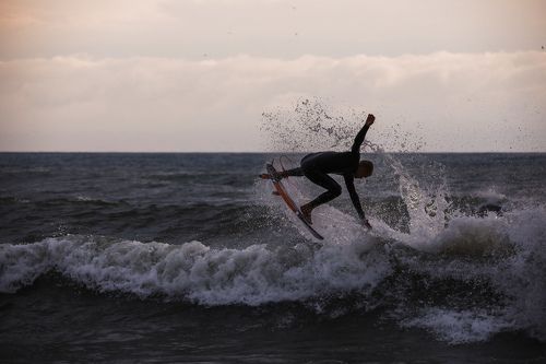 Russian surfing.