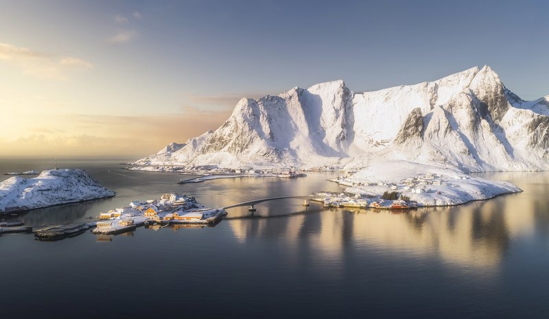 hamnoy , reine, lofoten islands, norway, morning, лофтены, норвегия, рейне, рассвет Рассвет на Лофотенах фото превью