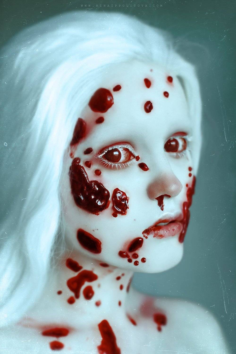 horror, dark, art photo, girl, portrait, russian horror, Nina Ippolitova