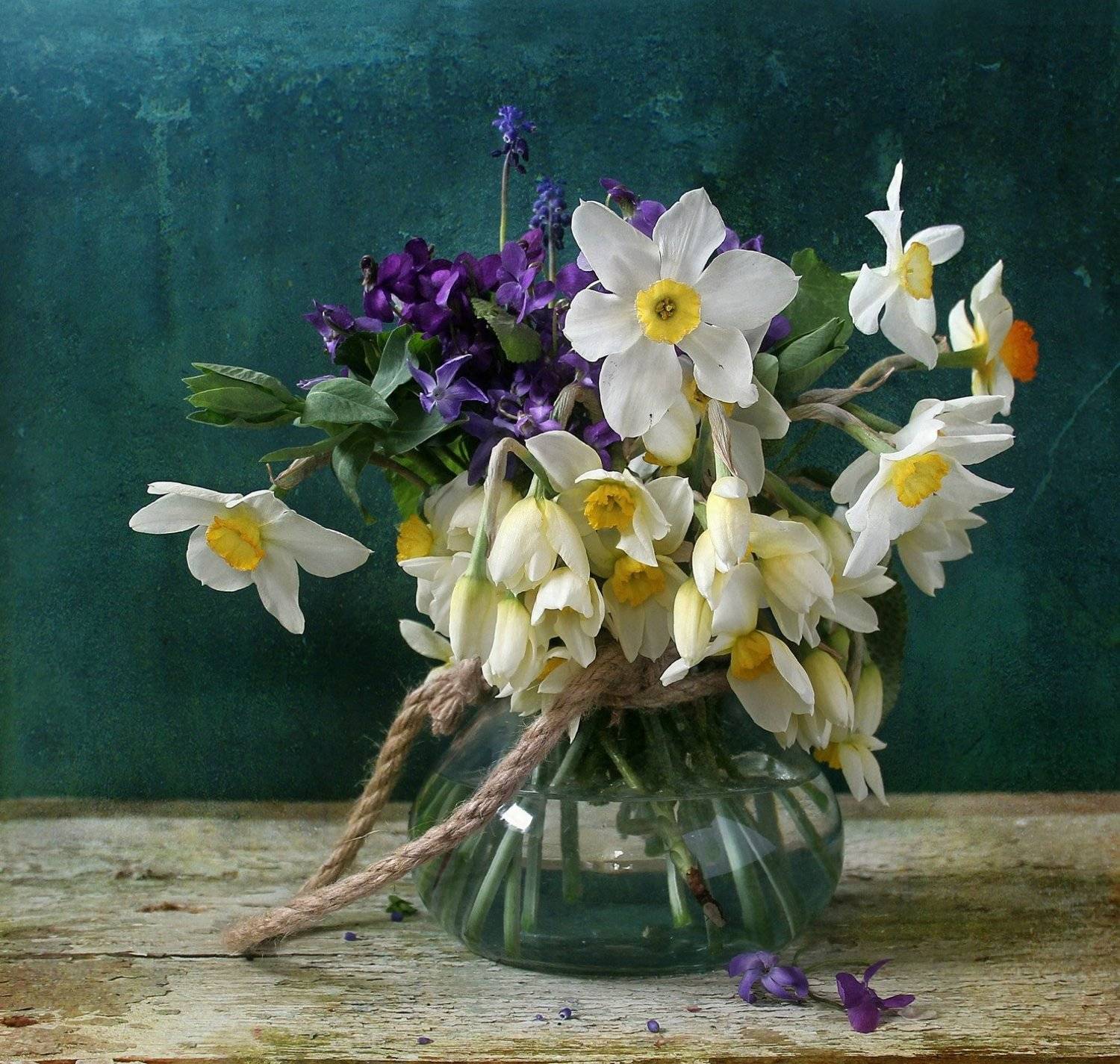весна, натюрморт, букет цветов, нарциссы, марина филатова, Марина Филатова