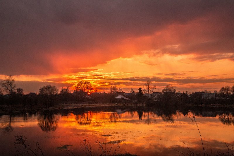 Огненные отражения фото превью